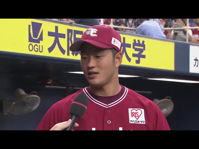 イーグルス・菅原投手ヒーローインタビュー 2019/7/15 B-E