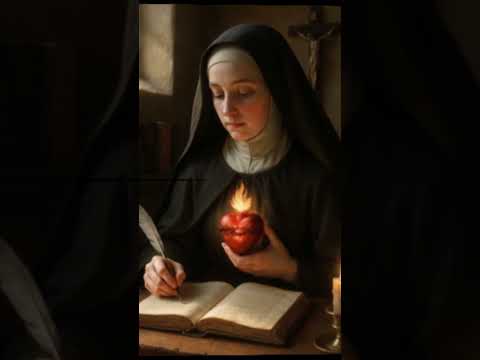 Santa Margarita María de Alacoque 16 octubre #jesus #fe #iglesiacatolica #santos #oración #reza