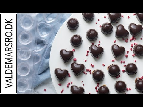 3 X fyldte chokolader - lav dine egne lækre hjemmelavede fyldte chokolader