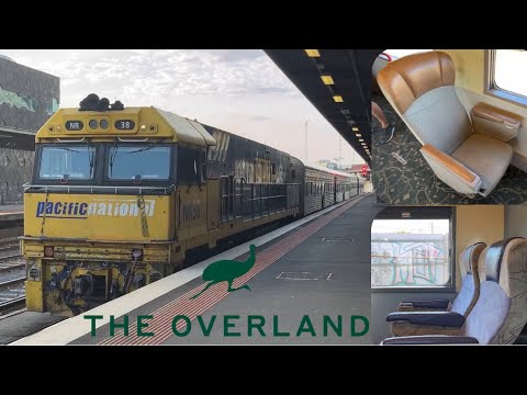 The Overland Train from Melbourne to Adelaide in Red Standard + Red Premium