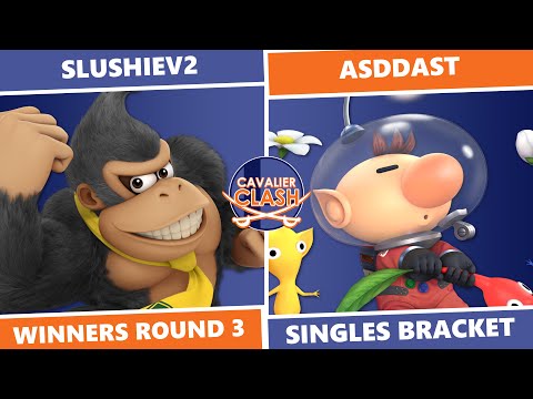 Cavalier Clash #3: Winners Round 3 - SlushieV2 (DK) Vs Asddast (Olimar) SSBU Singles