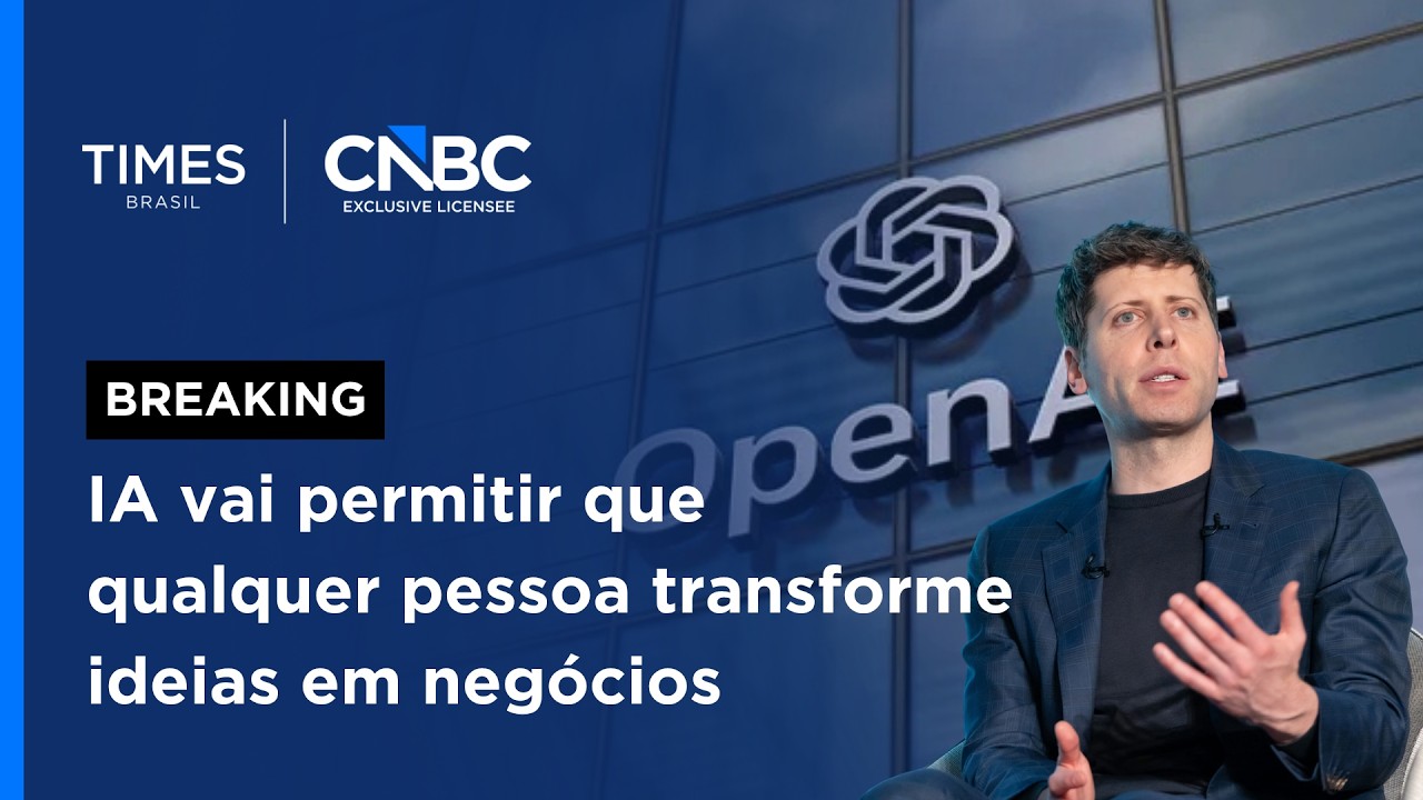 CEO da OpenAI revela como a IA pode transformar pequenos negócios e a economia | CNBC BREAKING