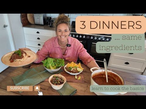 3 Easy Mince Dinners Using the Same base Ingredients- I will help you Elevate your cooking at home!