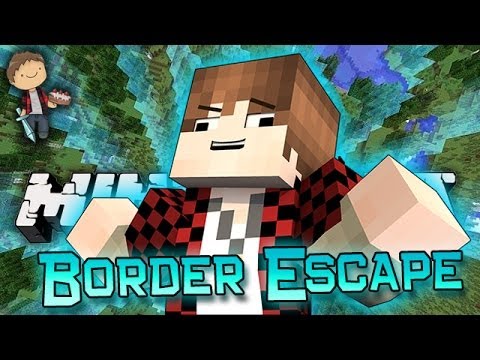 Minecraft: FUNNY NEW BORDER ESCAPE Mini-Game w/Mitch & Friends!