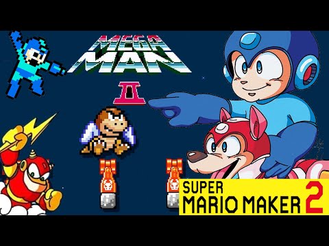 Super Mario Maker 2: Mega Man 2 (with MM2 Music) (FULL GAME)