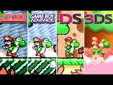 Yoshi's Island (1995) SNES vs GBA vs NDS vs 3DS (Which One is Better?)