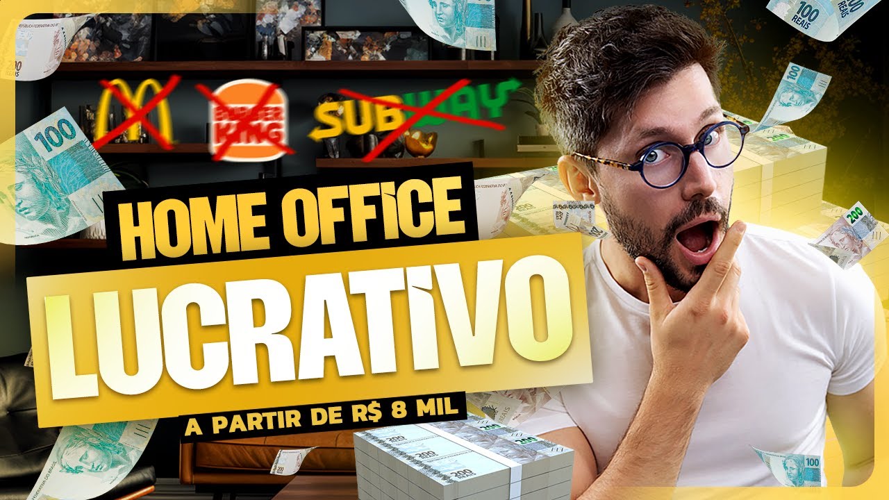 4 FRANQUIAS que SUPERAM  McDonald’s, Burguer King e Subway – TRABALHE DE CASA em 2025!