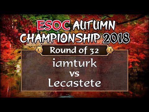 [AoE3] ESOC Autumn 2018 Second Chance — RO32: iamturk vs Lecastete