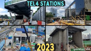 All 8 Thomson East Coast Line Stage 4 Station Entrances (Under Construction), January 2023 #TEL4
