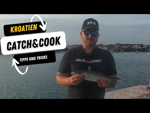 Fishing in Croatia | Catch & Cook | Tips and tricks so you too can catch fish!! | Bluefish ESCALA...
