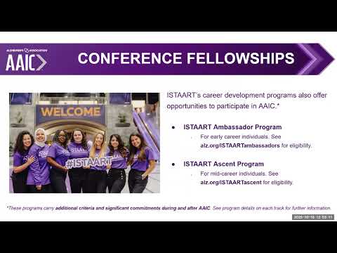 Conference Fellowships | AAIC | alz.org
