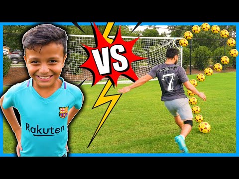 RETOS DE FUTBOL CON TODA LA FAMILIA