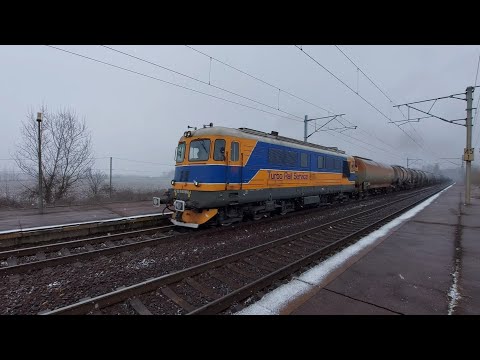 Trenuri / Trains - Halta Prahova (Tinosu) - 09.03.2022 - 4K