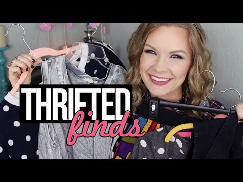 Favorite Recent Thrifted Finds! Try-On! | LipglossLeslie