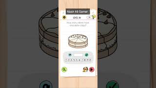 Brain test 4 Level 39 How Many slices have chocolate chips - Walkthrough Solution