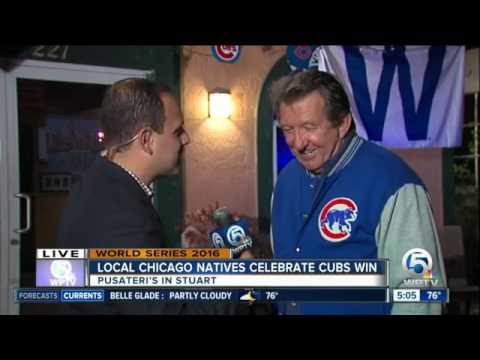 Pusateri's Owner reacts to Cubs win
