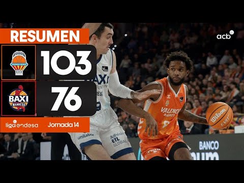 Valencia Basket - BAXI Manresa (103-76) RESUMEN | Liga Endesa 2025-26