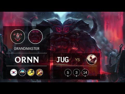 Ornn Jungle vs Lee Sin - KR Grandmaster Patch 9.20