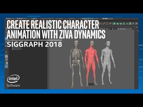 Create Realistic Character Animation with Ziva Dynamics | SIGGRAPH 2018 | Intel Software