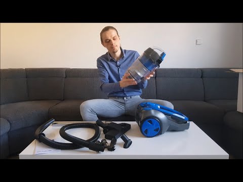 Dulkių siurblys Tesla AeroStar T500 mėlyna video