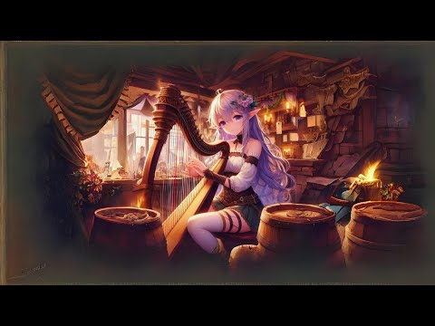Elven Harpist in the Tavern: Lo-Fi Beats for a Relaxing Journey