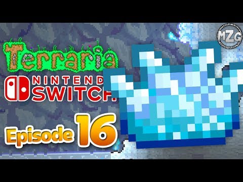 Terraria Nintendo Switch Gameplay Walkthrough - Part 16 - Underground Snow Biome!