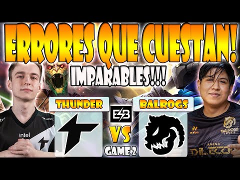 THUNDER AWAKEN VS BALROGS BO3[GAME 2]KNIGHT VS DCMC, ÑENGO - QUALIFIER SA THE INTERNATIONAL 2023-ESB