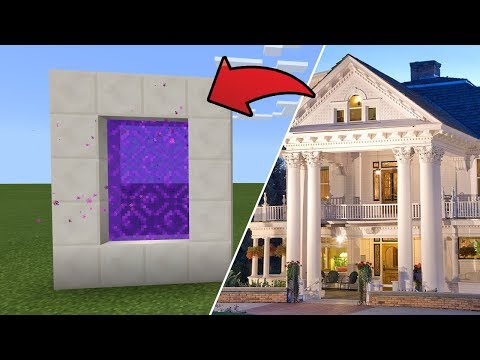 How To Make a Portal to the Mansion Dimension in MCPE (Minecraft PE)