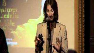 The MOJO Compilation Award presented to Amorphous Androgynous by Peter Hammill