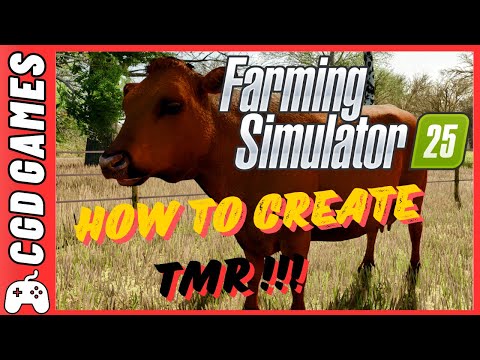 Guide to Total Mixed Ration (TMR) Feeding Cows - Farming Simulator 25 #farmingsimulator25