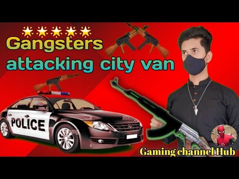Gangster attacking city van #midnightcity #gta5 #youtube  #gamingchannelhub