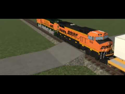 BNSF 575 Leads Trailer consist in Southline District