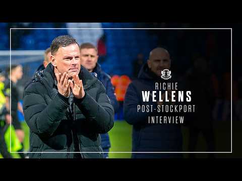 Wellens discusses Stockport point