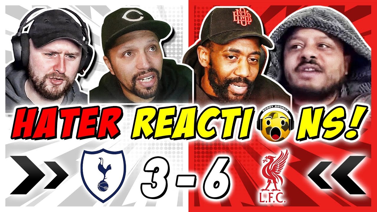 LIVERPOOL RIVALS & HATERS RAGING đĄ REACTION TO TOTTENHAM 3-6 LIVERPOOL | PREMIER LEAGUE