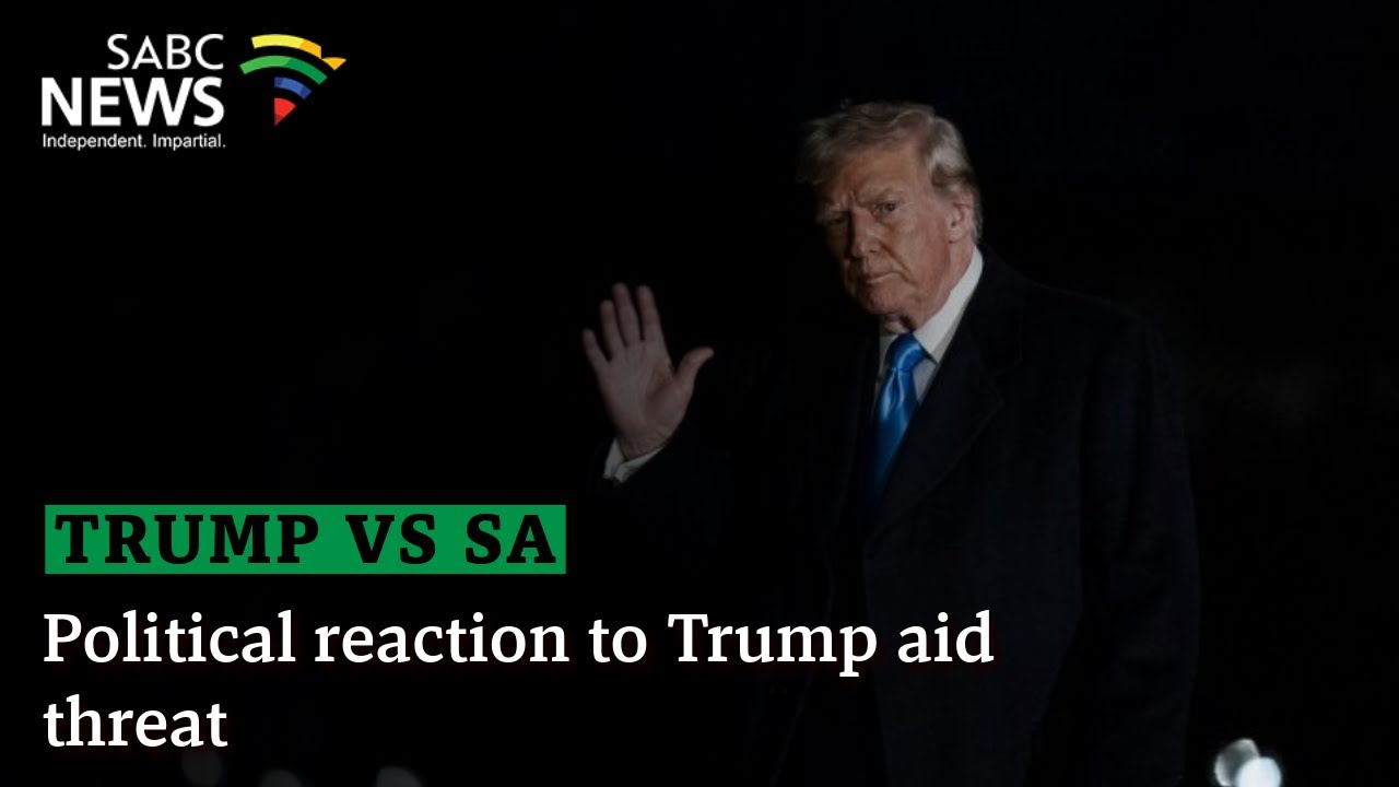 Political reaction to Trump aid threat
