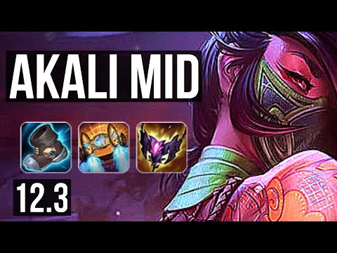 AKALI vs AHRI (MID) | 3/0/2, 600+ games, 1.1M mastery | BR Master | 12.3