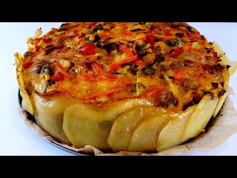 Meat potato cake easy recipe | Potatoes recipe series Episode No 1 | Flavors Art