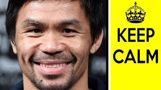 How Does Manny Pacquiao Keep So cool Under Pressure?