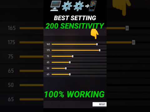 Free Fire Headshot setting 2024 ⚡ 200 Sensitivity Settings ⚙️| Sensitivity + Hud Settings Free Fire