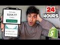 24 Hour Dropshipping Challenge (Realistic Results)