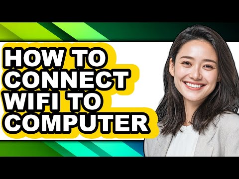 How to Connect Wifi to Computer (only Way)