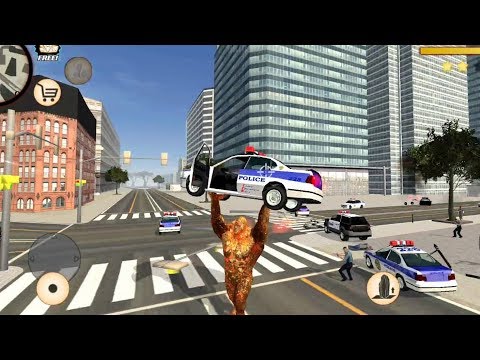 Stone Giant (Police Fight Stone Superhero) Stone Giant Destroy All Police Vehicle - Android Gameplay