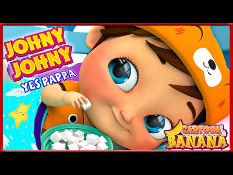 Джони, Джони, да, папа - Детские стишки и детские песни | Banana Cartoon