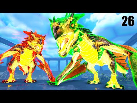 INDOMINUS ARGENTAVIS & UNKNOWN POISON WYVERN! | ARK GENESIS PART 2 MODDED ETERNAL E26
