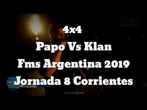 🔥4x4🔥Papo Vs Klan🔥Fms Argentina 2019 Jornada 8 Corrientes🔥