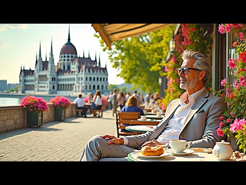 Elegant Budapest in Spring | Peaceful 4K City Walk Among Blossoms