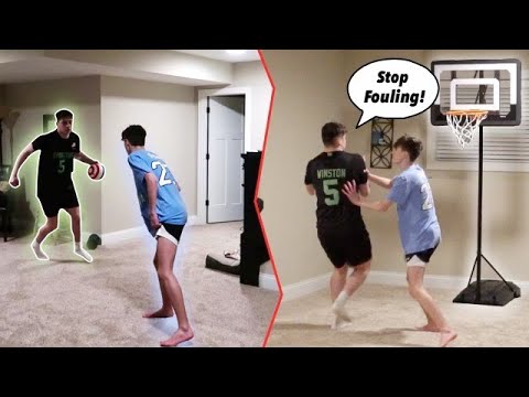 TRASH TALKER TRIES TO FIGHT! 1v1 Mini Basketball