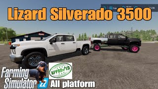 Lizard Silverado 3500   / FS22 mod for all platforms