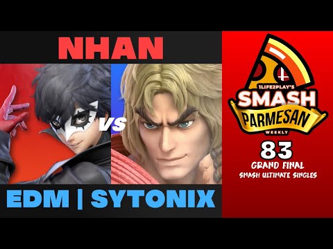 Nhan vs EDM  Sytonix - Smash Ultimate Singles Grand Final Smash Parmesan 83 - Joker vs Ken