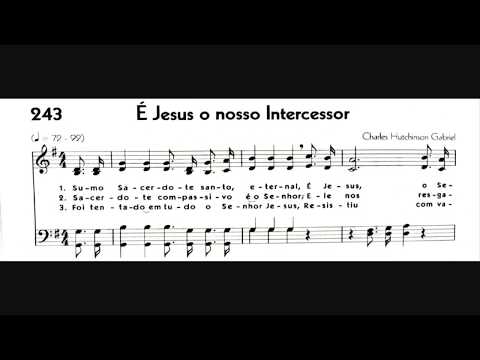 Hinário 5 CCB - Hino 243 - É Jesus o nosso Intercessor - Strings - Teclado Yamaha PSR S670